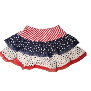 Girl 4th of July skirt